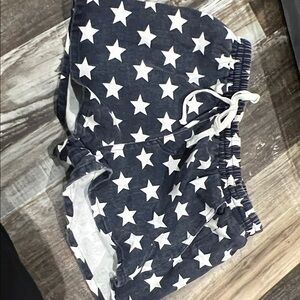 Le Lis Navy Star Pattern Kids Shorts